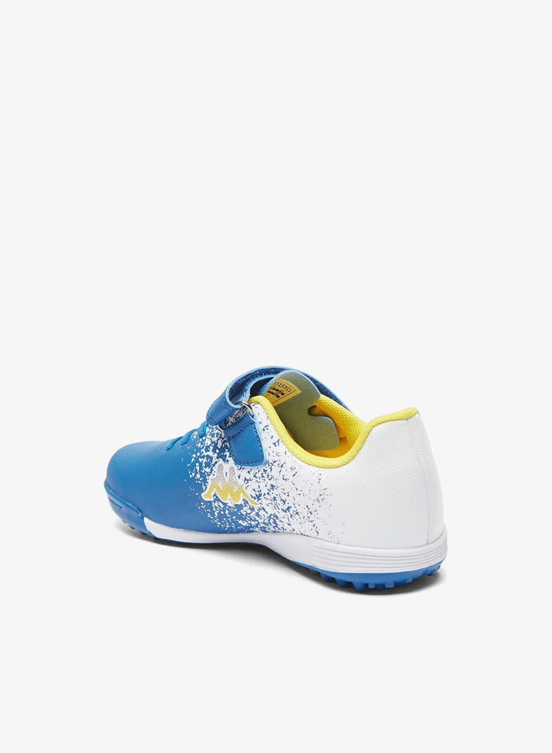 Kappa Kappa Boys' Printed Football Shoes With Hook And Loop Closure
